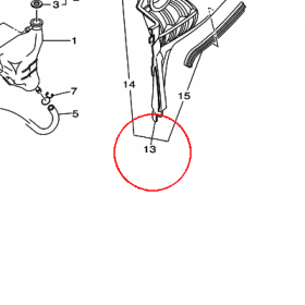 YAMAHA - SIDE COVER ASSY 1 nr: 5KM217101000