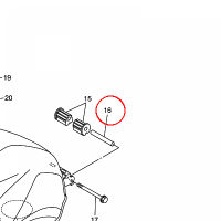 YAMAHA - tulejka nr: 90387061W600