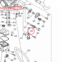 YAMAHA - PLUNGER, STARTER nr: 1PD149930000