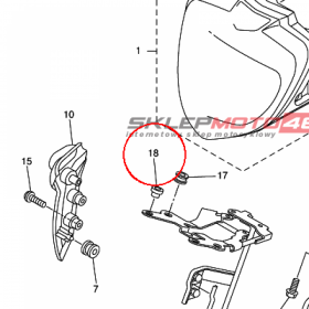 YAMAHA - tulejka nr: 904801105700