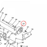 YAMAHA - PULLEY nr: 65W416380000