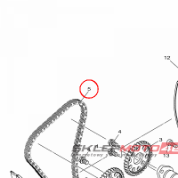 YAMAHA - CHAIN nr: 94568K011800