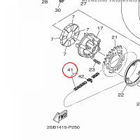 YAMAHA - CHAIN (DID 428H 12 nr: 2SBF53C00000