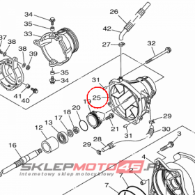 YAMAHA - NOZZLE nr: 6ETR13180000