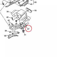 YAMAHA - REAR STAY COMP. nr: 2C0216400000