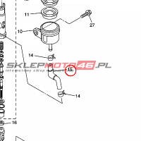 YAMAHA - PRZEWOD nr: 4C8258950000