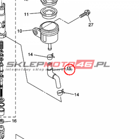 YAMAHA - PRZEWOD nr: 4C8258950000