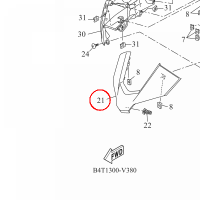 YAMAHA - OWIEWKA nr: B4TF835100P6