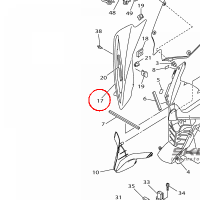 YAMAHA - OWIEWKA nr: 13S2835H00P0