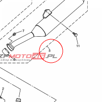 YAMAHA - TLUMIK nr: 5JW147100200