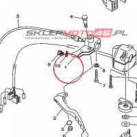 YAMAHA - mocowanie dz. Sprzegla nr: 11H829110000