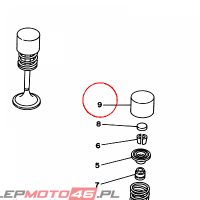 YAMAHA - DZWIGNIA ZAW. nr: 1WG121533100