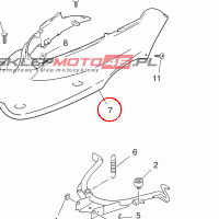 YAMAHA - PODNOZEK nr: 5RWF74810100