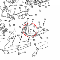 YAMAHA - PANEL WEW. OWIEWKI nr: 5JW2837L0000