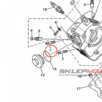 YAMAHA - SRUBA nr: 901160650300