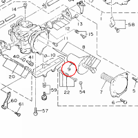 YAMAHA - MEMBRANA nr: 1FK149400900