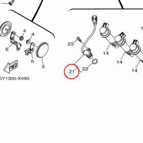 YAMAHA - SENSOR, CAM POSITION nr: B3L858960100