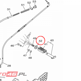 YAMAHA - PLATE 1 nr: 5VLF74450100