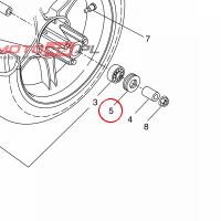 YAMAHA - simmering nr: 931062000100