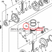 YAMAHA - tlok nr: 62T116360200