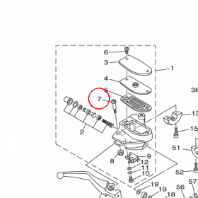 YAMAHA - SRUBA REGULACJI POW. nr: 1D72589F0000