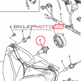 YAMAHA - zarowka nr: 8V0843140000