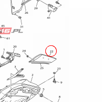 YAMAHA - VISOR, SIDE 1 nr: 1MC2830C00P0