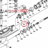 YAMAHA - TULEJA nr: 66T455510000