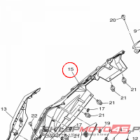 YAMAHA - OSLONA BOCZNA nr: B5C217410000