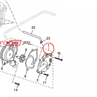 YAMAHA - WATER PUMP ASSY nr: 1B9E24200200