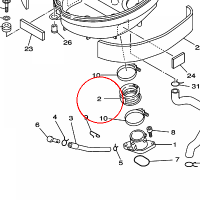 YAMAHA - KRUCIEC SSACY nr: 3LD135970100