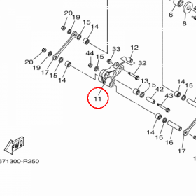 YAMAHA - RAMIE PRZEKAZNIKA nr: 2CR2217A0000