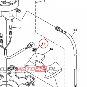 YAMAHA - EMBLEM nr: 4XV2341B0000