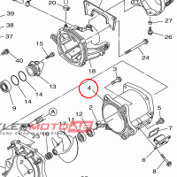 YAMAHA - HOUSING, IMPELLER nr: 6GAR13120100