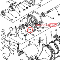 YAMAHA - simmering nr: 9310125M5000