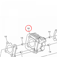 YAMAHA - cylinder nr: 2BME13113000