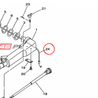 YAMAHA - LINKA GAZU nr: 69MF63011000