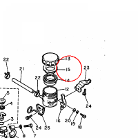 YAMAHA - TULEJKA nr: 2J2258555000