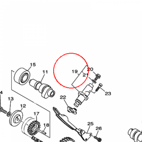 YAMAHA - NAPINACZ LANC. ROZ. nr: 5EL122100100