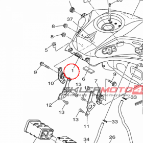 YAMAHA - ZBIORNIK PALIWA nr: B672411000P0