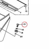 YAMAHA - SRUBA nr: 901190621400