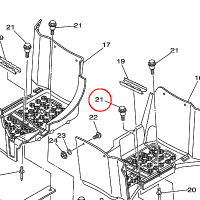 YAMAHA - sruba nr: 901090626200