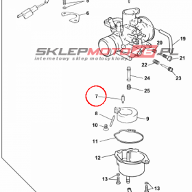 YAMAHA - ZAWOR IGLICOWY nr: 5EUE43920000