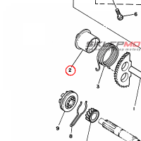 YAMAHA - SPREZYNA nr: 3L5156640000