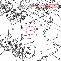 YAMAHA - PIPE nr: 31A144190000