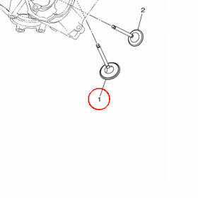 YAMAHA - zawor dolot. nr: 2MBE21110000