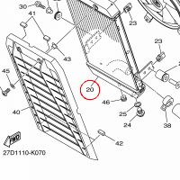 YAMAHA - CHLODNICA nr: 3D8124611000