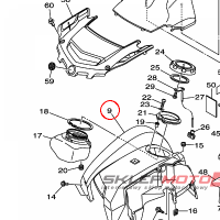 YAMAHA - blotnik nr: 3B421556D000