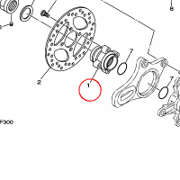 YAMAHA - BRACKET, DISC nr: 1S3257120000