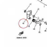 YAMAHA - LEVER, SHIFT 2 nr: 3Y1181220000